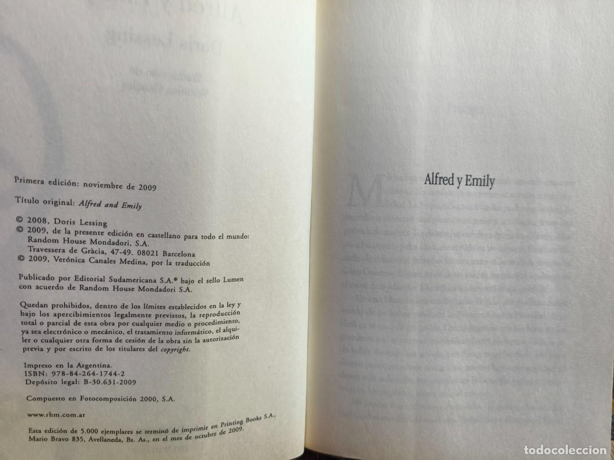 Libros de segunda mano: DORIS LESSING &ndash; ALFRED Y EMILY &ndash; LM - Foto 2