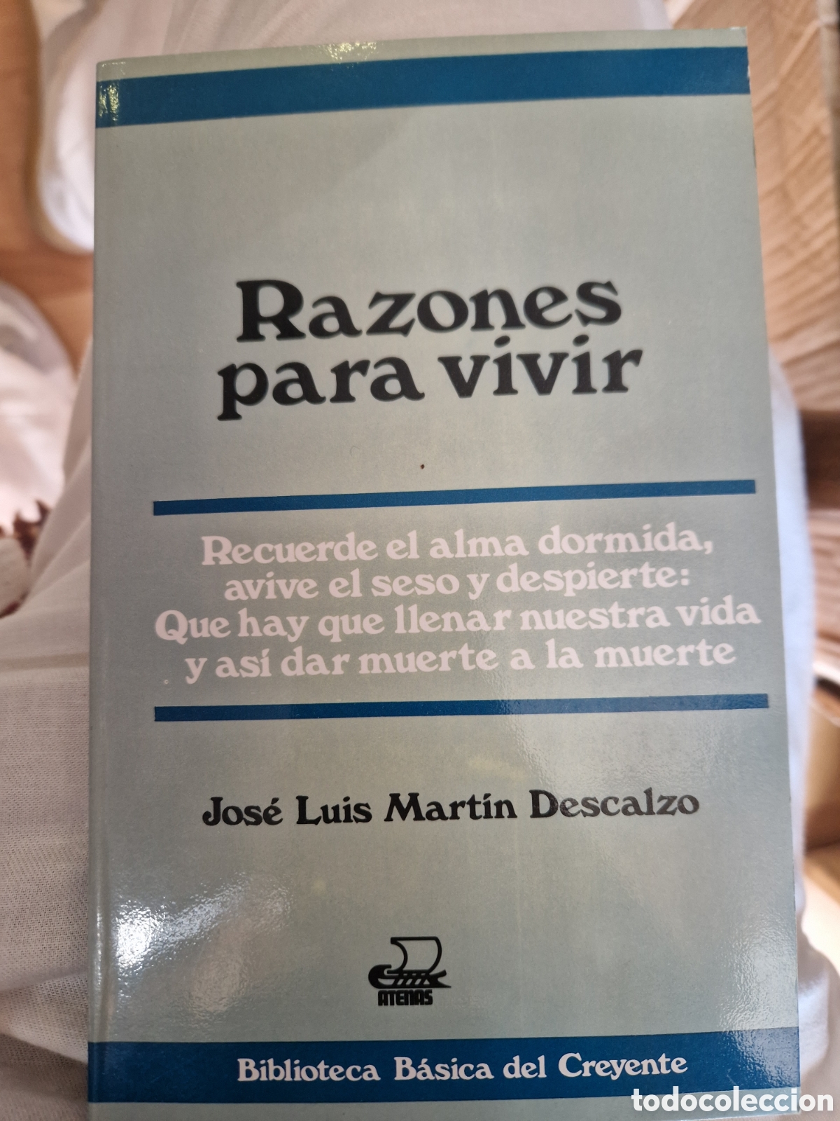 Libros de segunda mano: MART&Iacute;N DESCALO, Jos&eacute; Luis. Razones para vivir: (Cuaderno de apuntes IV)