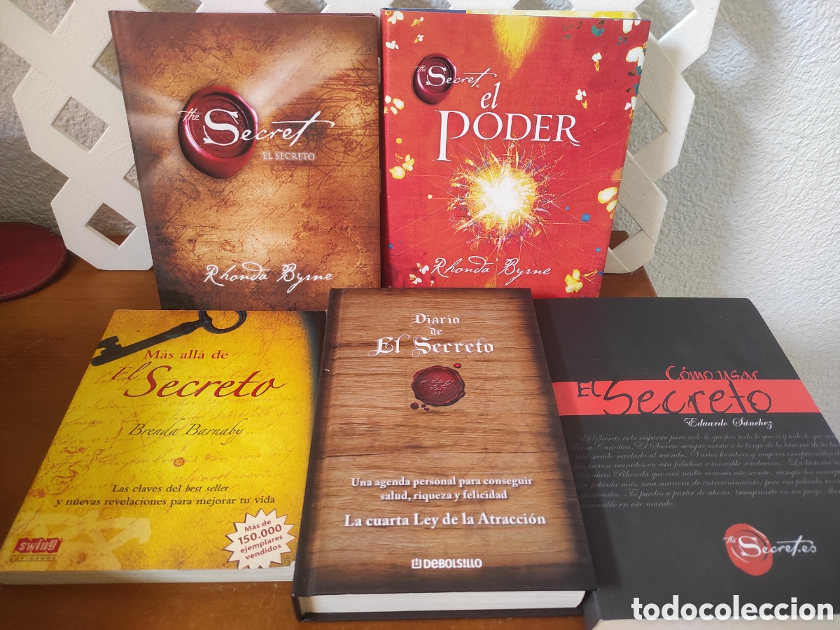 Libros de segunda mano: Lote de 5 libros El secreto. Diario. C&oacute;mo usar El secreto. Rhonda Byrne, Brenda Barnaby y Eduardo Sa