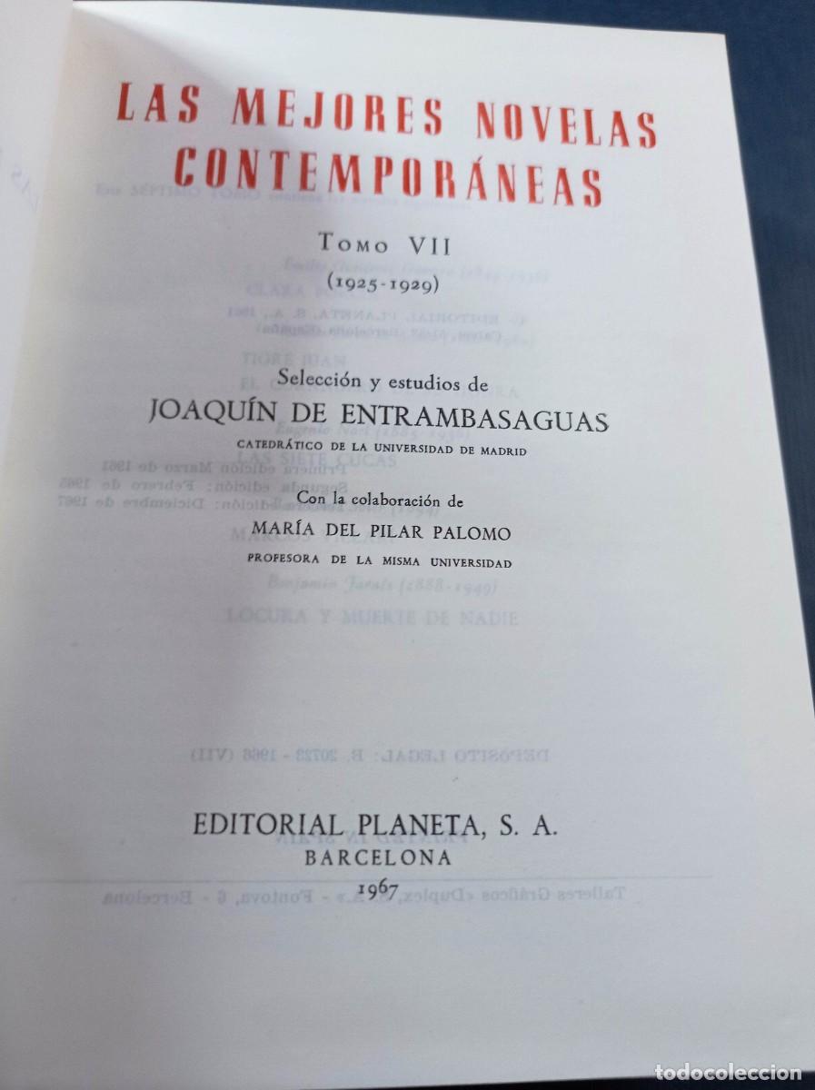 Libros de segunda mano: LOCURA Y MUERTE DE NADIE, BENJAM&Iacute;N JARN&Eacute;S. SIETE CUCAS, NOEL. CLARA PORCIA, GAMERO. TIGRE JUAN. VER