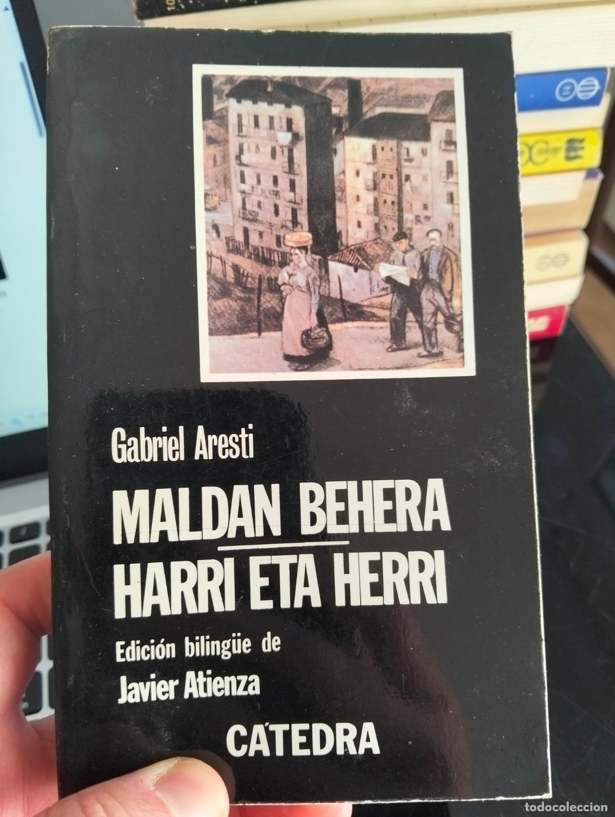 Libros de segunda mano: Raro. Literatura Vasca. Maldan Behera, Gabriel Aresti, Catedra, 1979. VISITA MI CATALOGO. L55