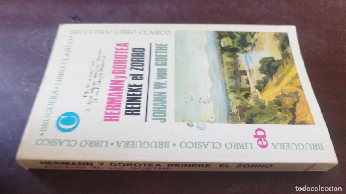 Libros de segunda mano: HERMANN Y DOROTEA REINEKE EL ZORRO / JOHANN W.VON GOETHE / CJA 606 / BRUGUERA