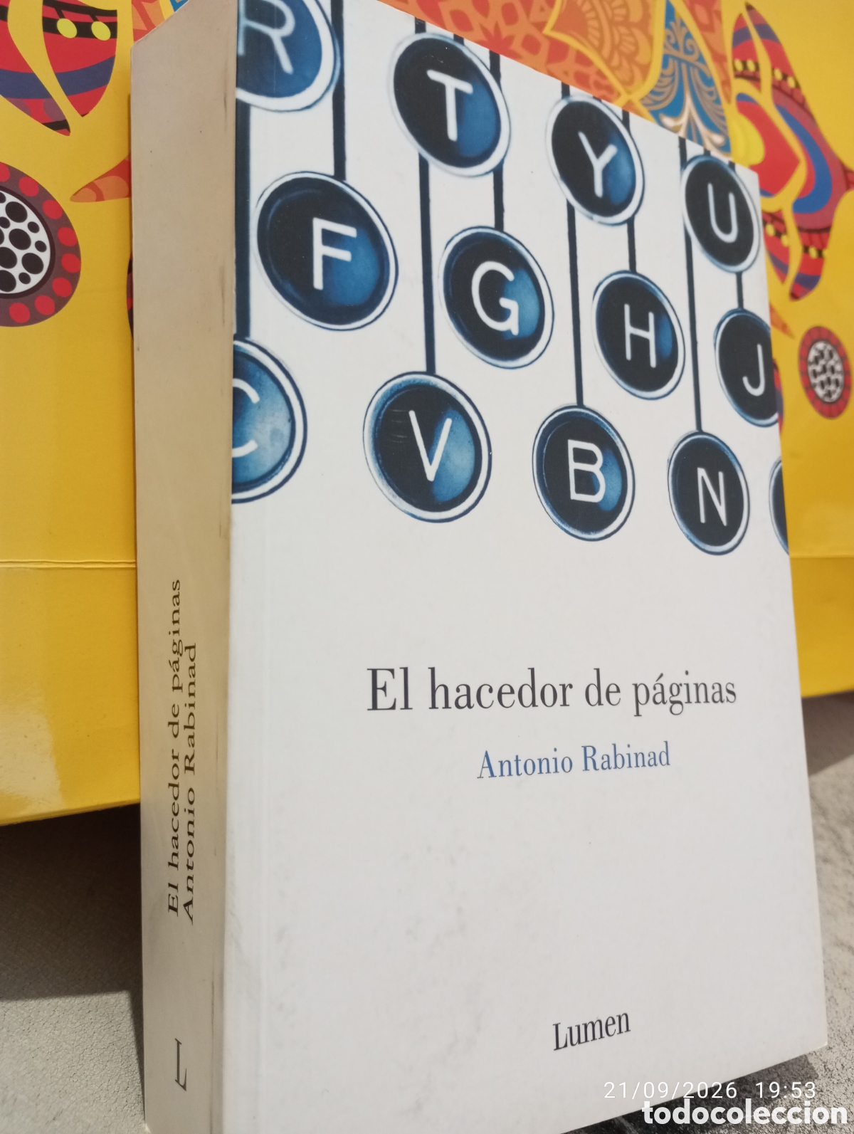 Second hand books: Antonio Rabinad . El hacedor de paginas . Lumen .