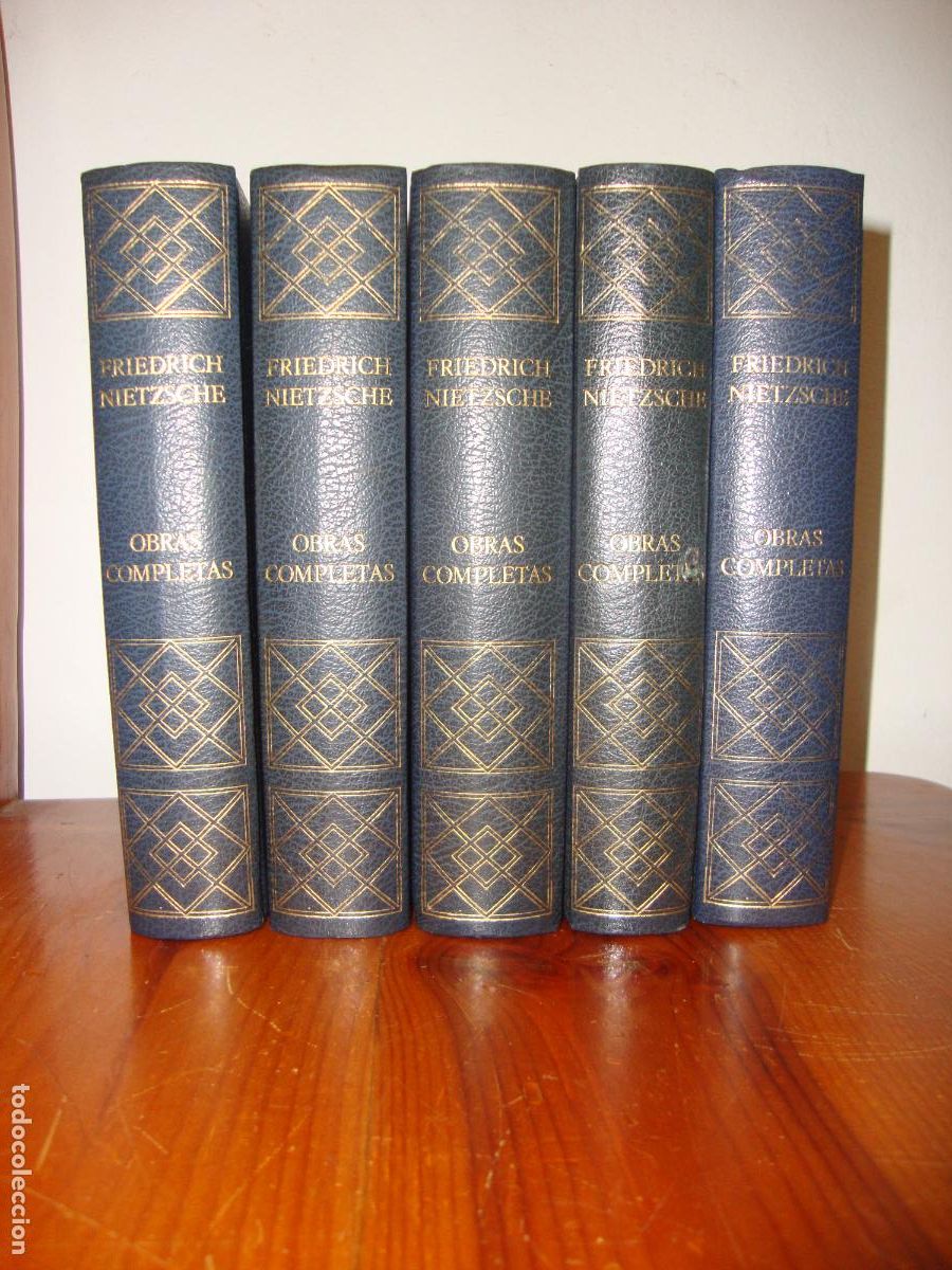 Second hand books: OBRAS COMPLETAS. COMPLETO EN 5 TOMOS (EDICIONES PRESTIGIO) - FRIEDRICH NIETZSCHE