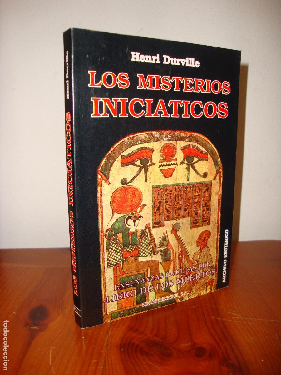 Gebrauchte B&uuml;cher: LOS MISTERIOS INICIATICOS. REVELACIONES DEL OCULTISMO EGIPCIO. DIBUJOS DEL AUTOR. - HENRI DURVILLE