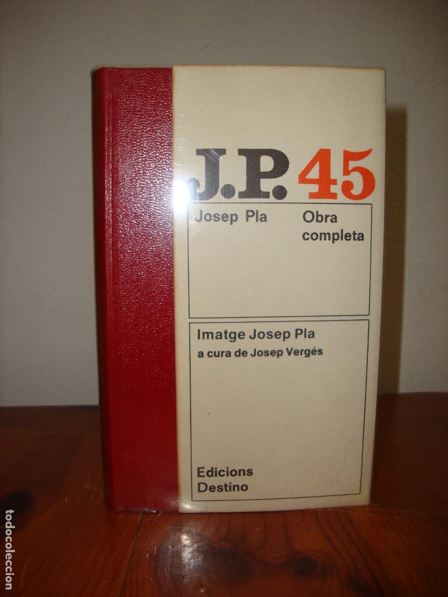 Libros de segunda mano: OBRA COMPLETA, 45. IMATGE JOSEP PLA A CURA DE JOSEP VERGES (EDICIONS DESTINO) - JOSEP PLA