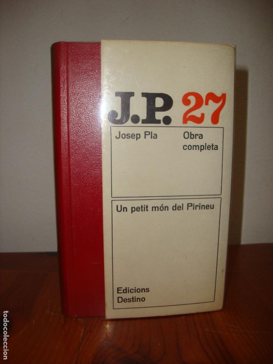 Second hand books: OBRA COMPLETA, 27. UN PETIT MON DEL PIRINEU (EDICIONS DESTINO) - JOSEP PLA