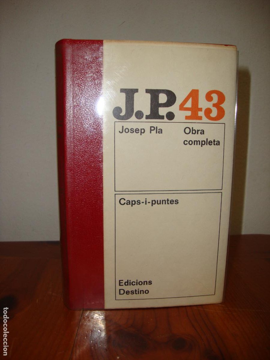 Livres d'occasion: OBRA COMPLETA, 43. CAPS-I-PUNTES (EDICIONS DESTINO) - JOSEP PLA