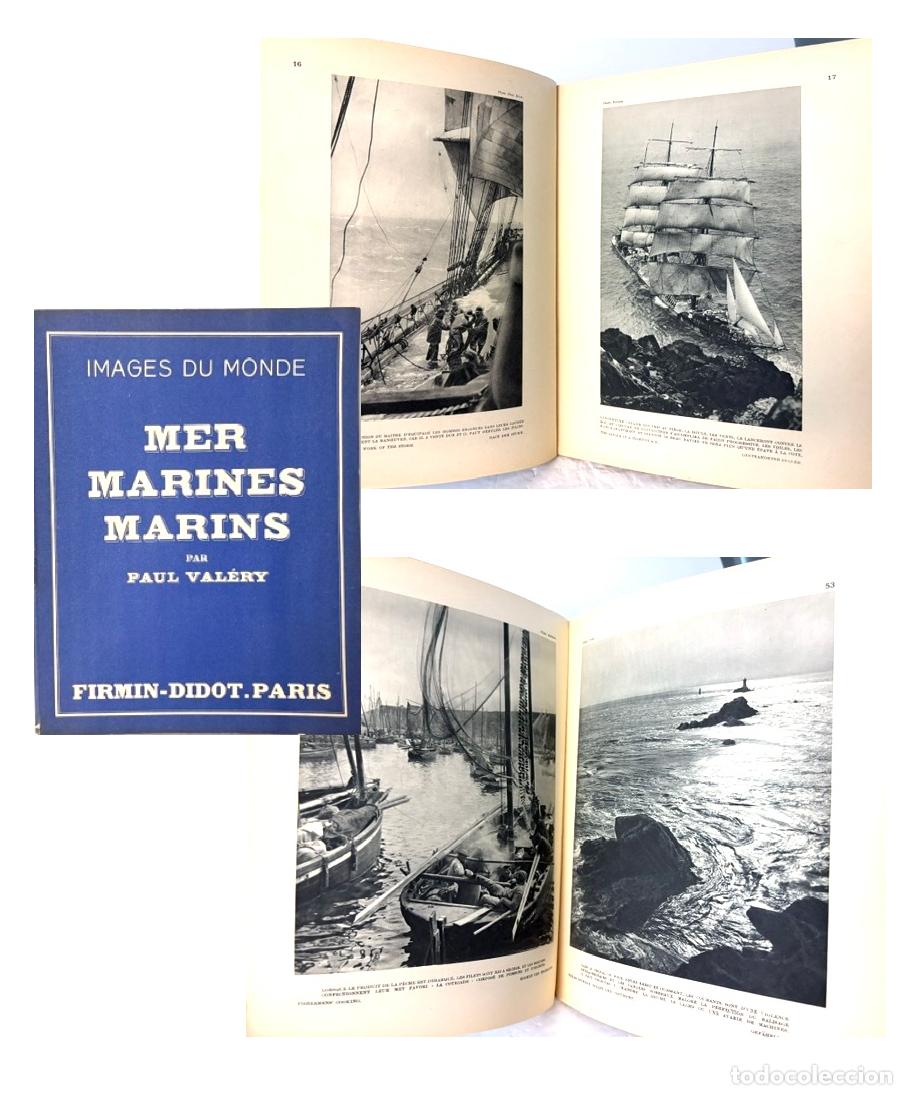 Libros de segunda mano: Paul Valery : Mer, marines, marins (Fotograf&iacute;as heliograbadas. Tirada 500 ejempaleres