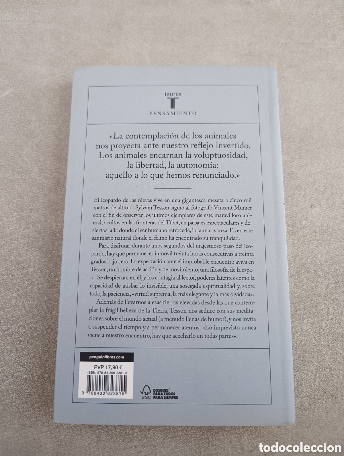 Libros de segunda mano: El leopardo de las nieves - Sylvain Tesson - Foto 3