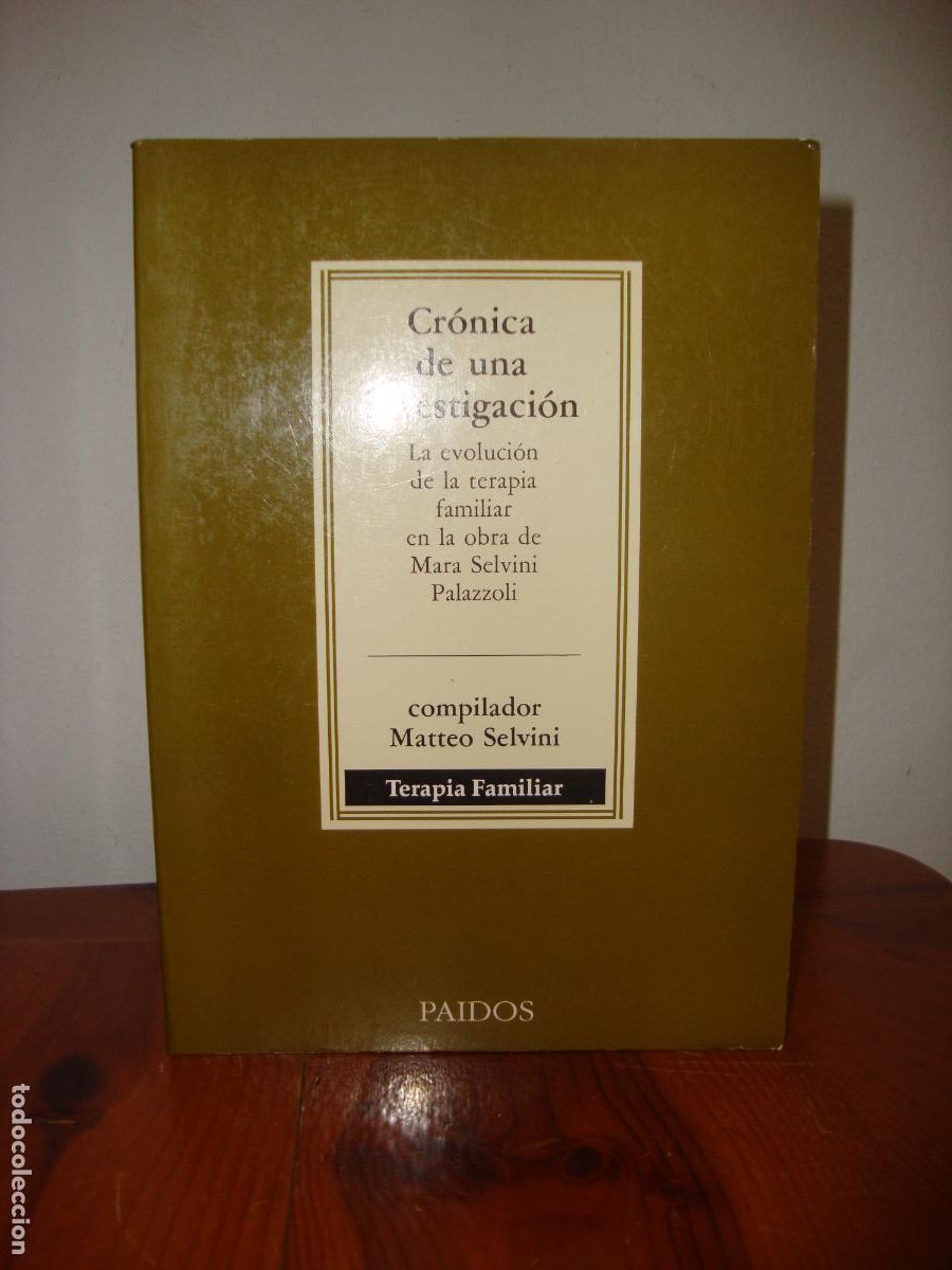 Libri di seconda mano: CRONICA DE UNA INVESTIGACION. LA EVOLUCION DE LA TERAPIA FAMILIAR (PAIDOS) - MATTEO SELVINI