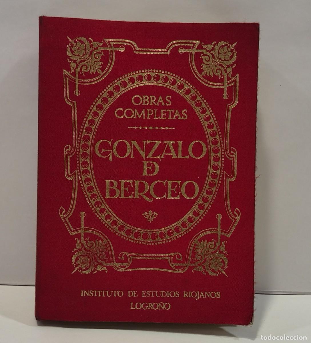 Libros de segunda mano: OBRAS COMPLETAS - GONZALO DE BERCEO. Instituto de Estudios Riojanos (Logro&ntilde;o). LBC735