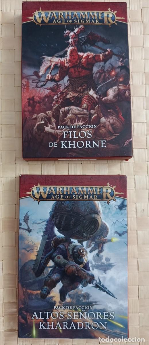 Libros de segunda mano: MAZO CARTAS WARHAMMER age Pack de Facci&oacute;n: Filos de Khorne Kharadron