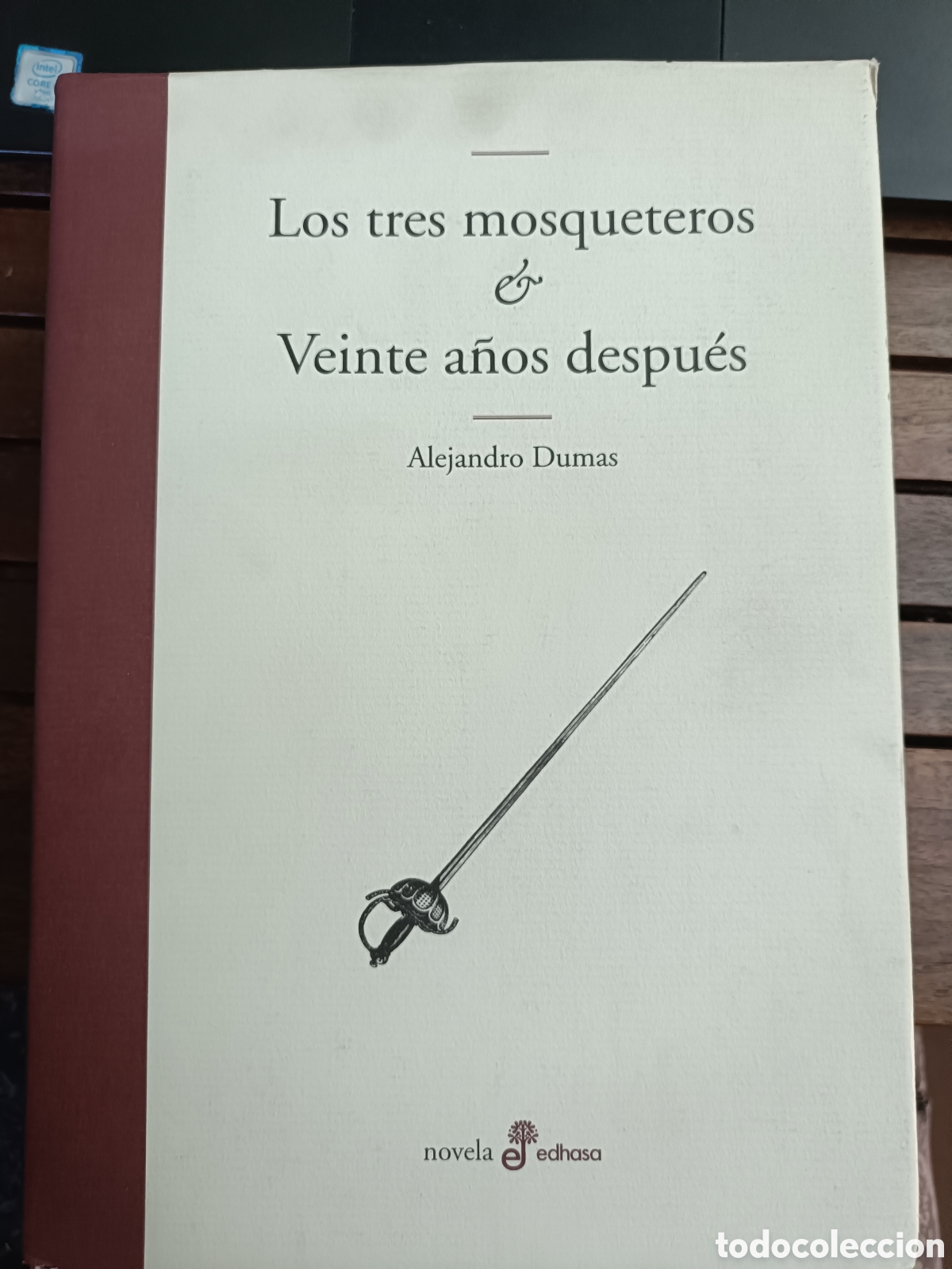 Libros de segunda mano: Los tres mosqueteros y Veinte a&ntilde;os despu&eacute;s, Alejandro Dumas. Novela Edhasa. Tapa dura, cl&aacute;sico