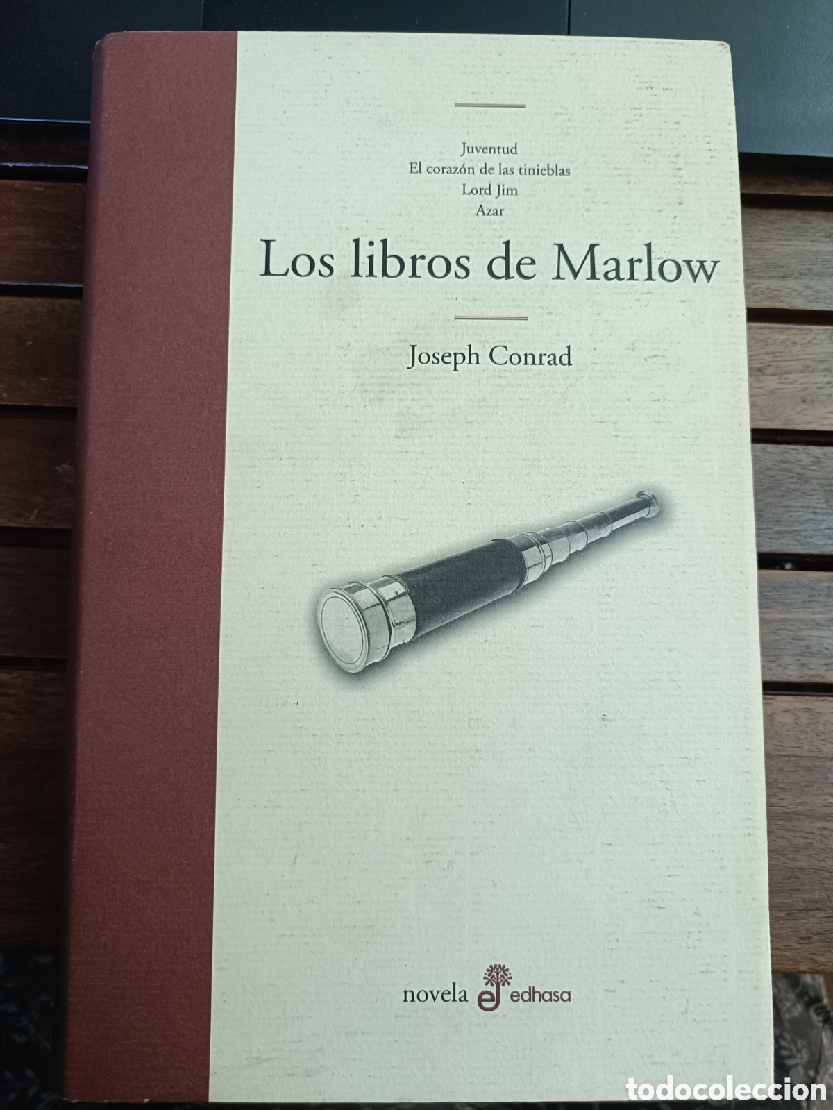 Libros de segunda mano: Los libros de Marlow, Joseph Conrad. Novela, Edhasa. Tapa dura. Ficci&oacute;n moderna
