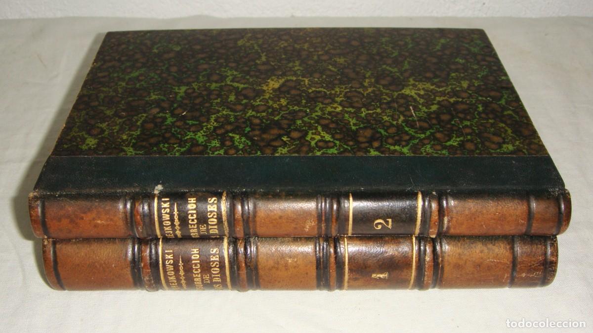 Libros de segunda mano: La resurrecci&oacute;n de los dioses &middot; Merejkowski &middot; Magn&iacute;fica encuadernaci&oacute;n en piel &middot; ca. 1900&ndash;1930