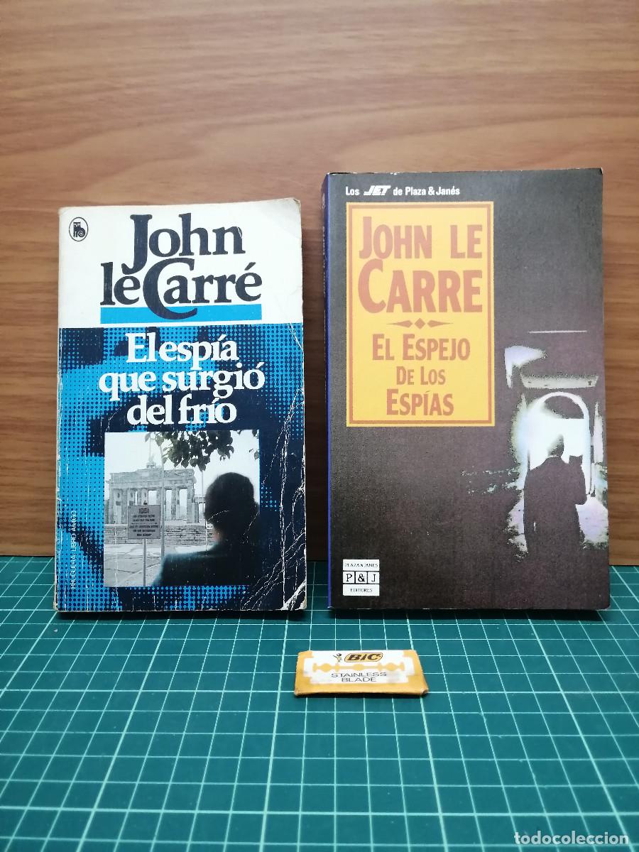 Libros de segunda mano: Lote John le Carr&eacute; &mdash; El esp&iacute;a que surgi&oacute; del fr&iacute;o + El espejo de los esp&iacute;as