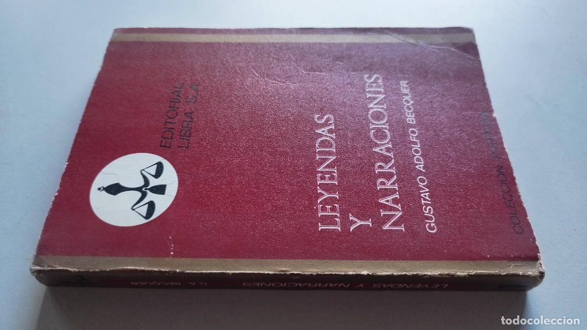 Libros de segunda mano: LEYENDAS Y NARRACIONES / GUSTAVO ADOLFO BECQUER / GRAVOL 43 / LIBRA