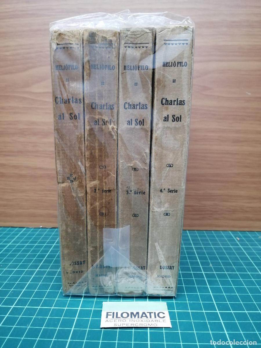 Libros de segunda mano: Heli&oacute;filo - Charlas al Sol - Foto 2