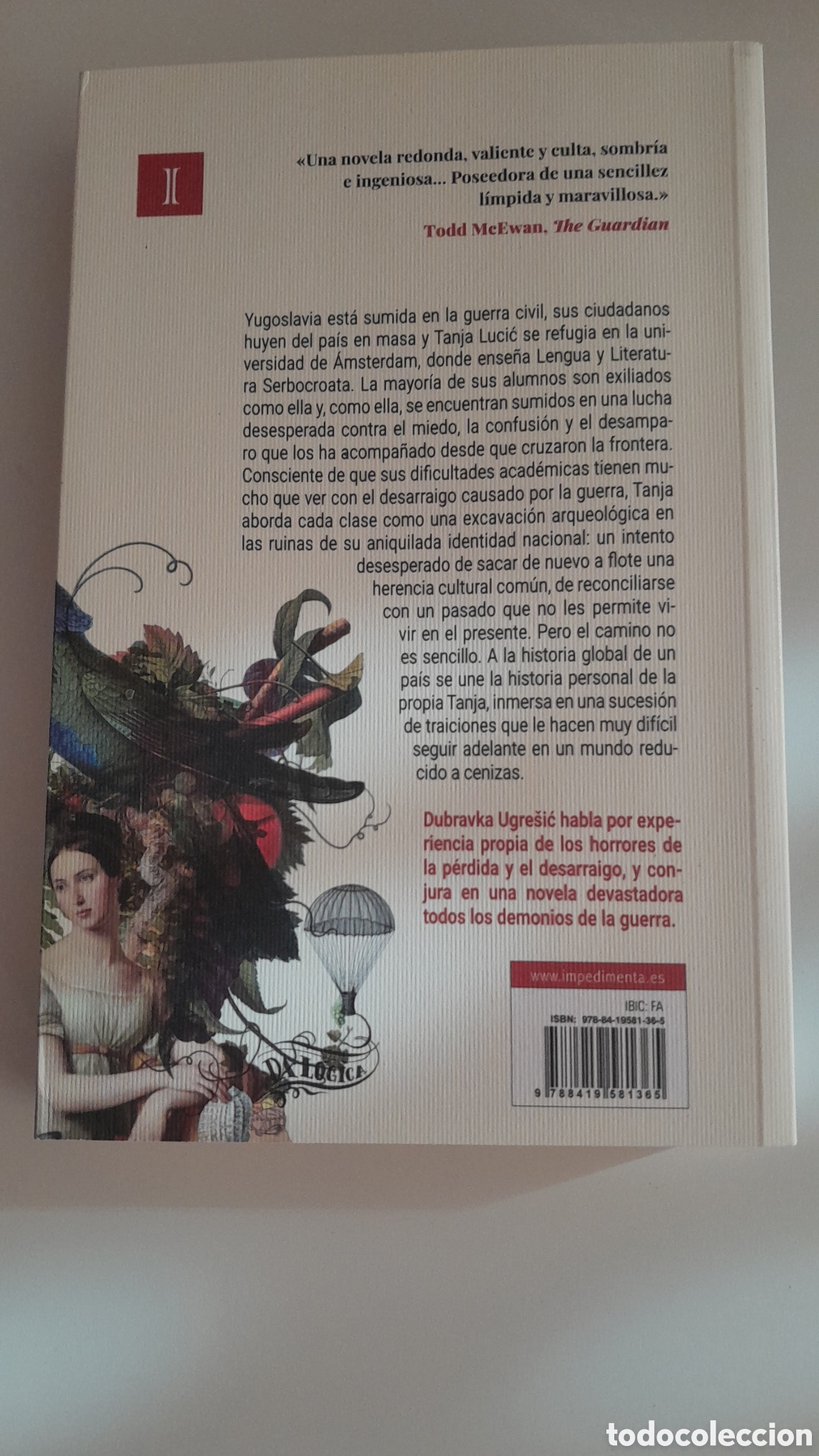 Libros de segunda mano: EL MINISTERIO DEL DOLOR. DUBRAVKA VGRE&Scaron;IĆ. IMPEDIMENTA - Foto 2