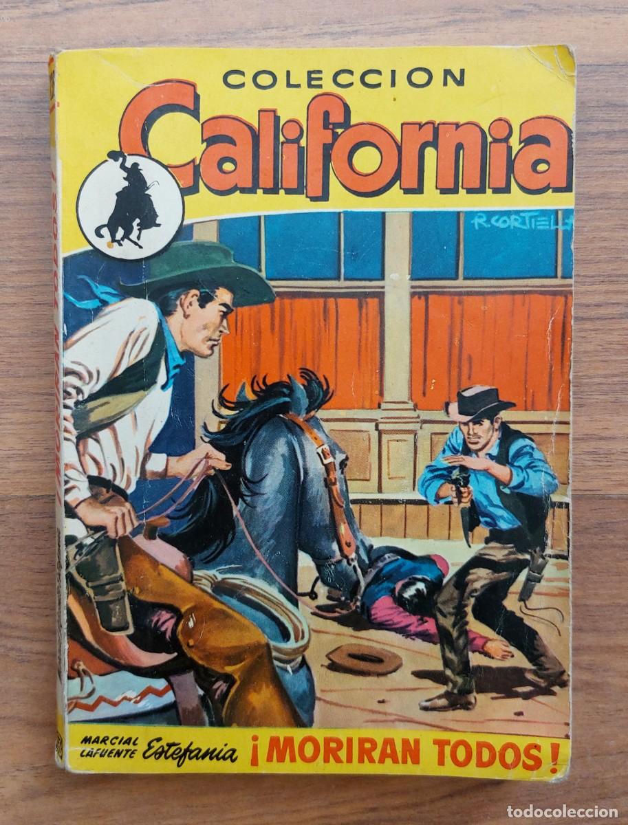 Libros de segunda mano: COLECCION CALIFORNIA OESTE N&ordm; 236-MORIRAN TODOS (M.L.ESTEFANIA) NOVELAS-BOLSILIBROS-PULP