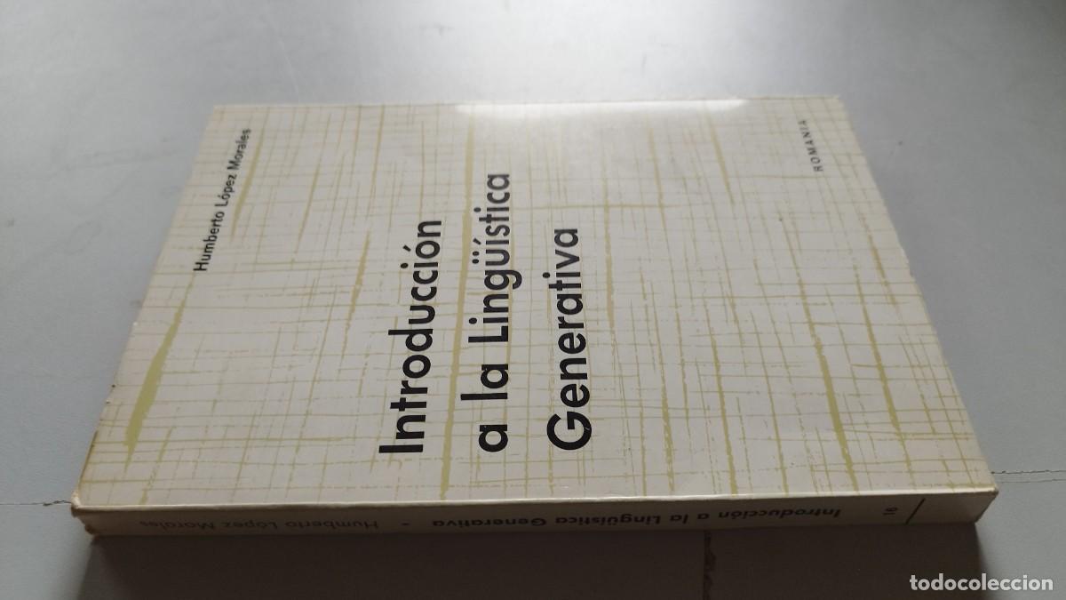 Libros de segunda mano: INTRODUCCION A LA LING&Uuml;&Iacute;STICA GENERATIVA / HUMBERTO LOPEZ MORALES / GV 25 / ROMANIA