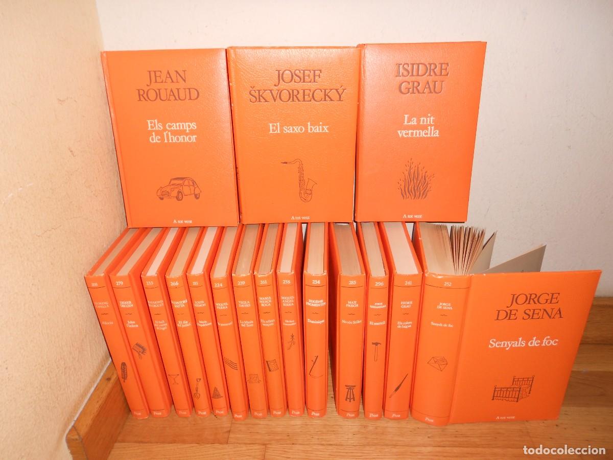 Libros de segunda mano: LOT de 17 LLIBRES de NARRATIVA en CATALA COL.LECCIO a Tot Vent : M. MERCE ROCA / D. DECOIN / I. GRAU
