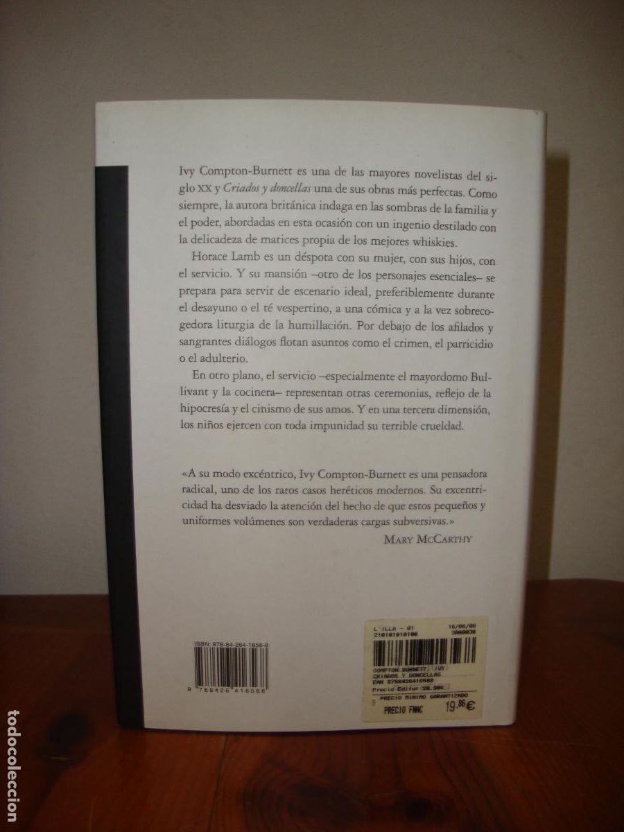 Libros de segunda mano: CRIADOS Y DONCELLAS (LUMEN) - IVY COMPTON-BURNETT - Foto 3