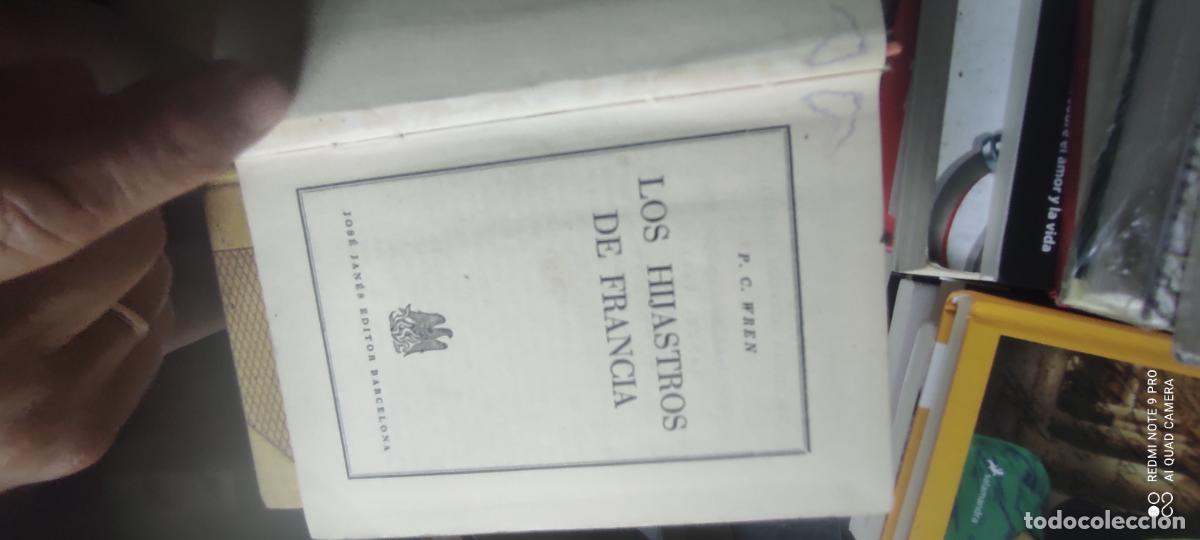 Libros de segunda mano: LOS HIJASTROS DE FRANCIA / P C WREN / JOSE JANES 1950