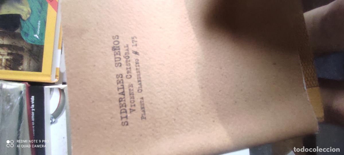 Libros de segunda mano: Vicente Cristobal.- Siderales sue&ntilde;os - Foto 1