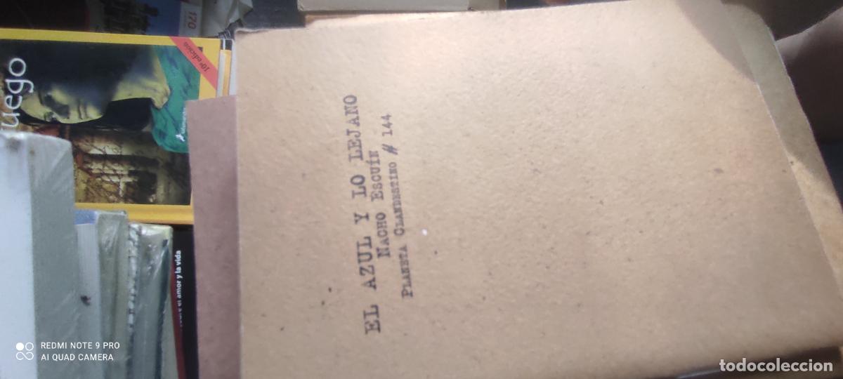 Libros de segunda mano: Nacho Escuin. El azul y lo lejano - Foto 1