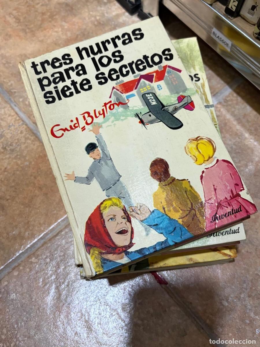 Libros de segunda mano: BLAS60E Tres hurras para los Siete Secretos, Enid Blyton, Juventud