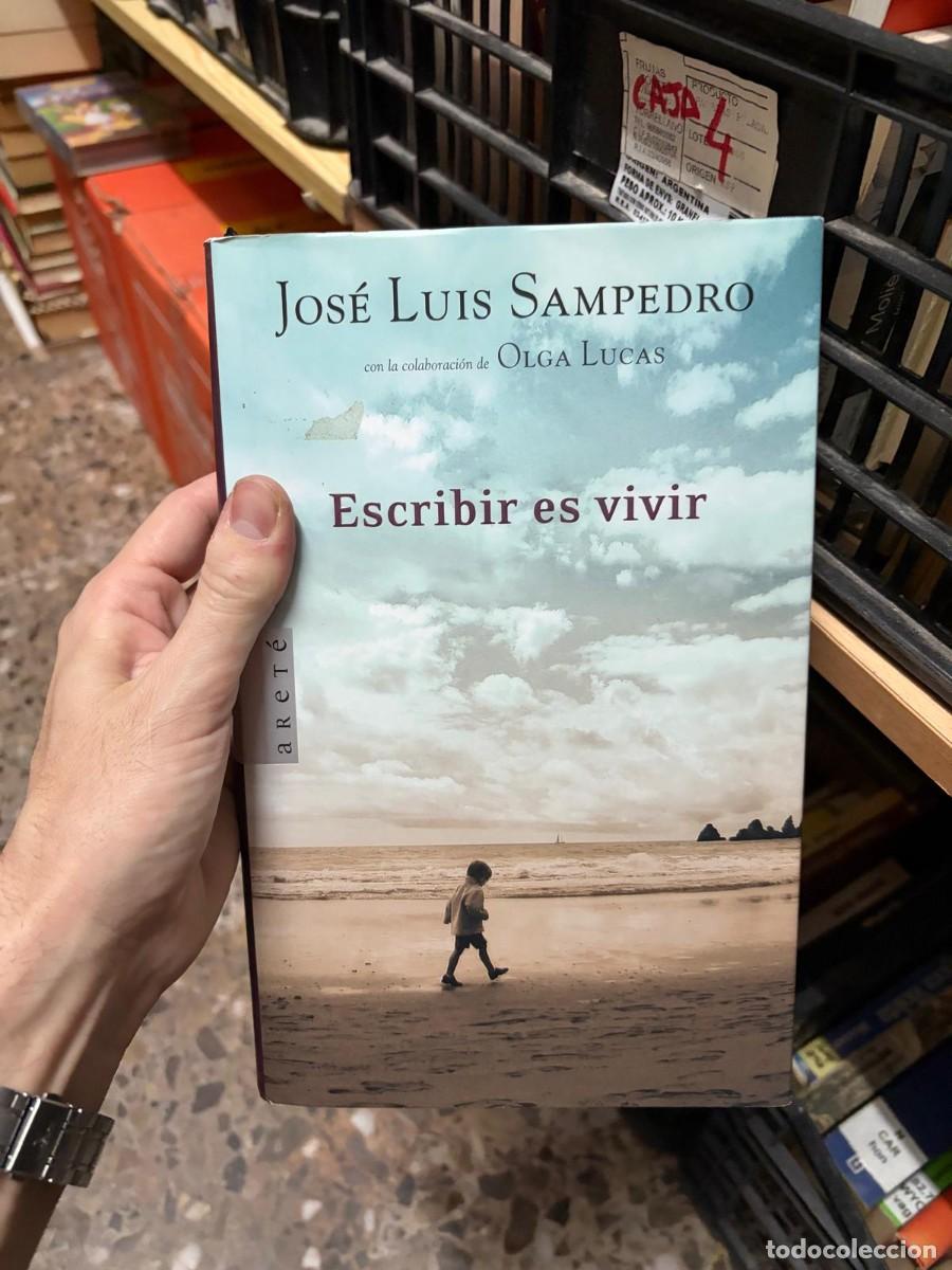 Libros de segunda mano: CAJA4 ESCRIBIR ES VIVIR, JOS&Eacute; LUIS SAMPEDRO, con la colaboraci&oacute;n de OLGA LUCAS, ARET&Eacute;