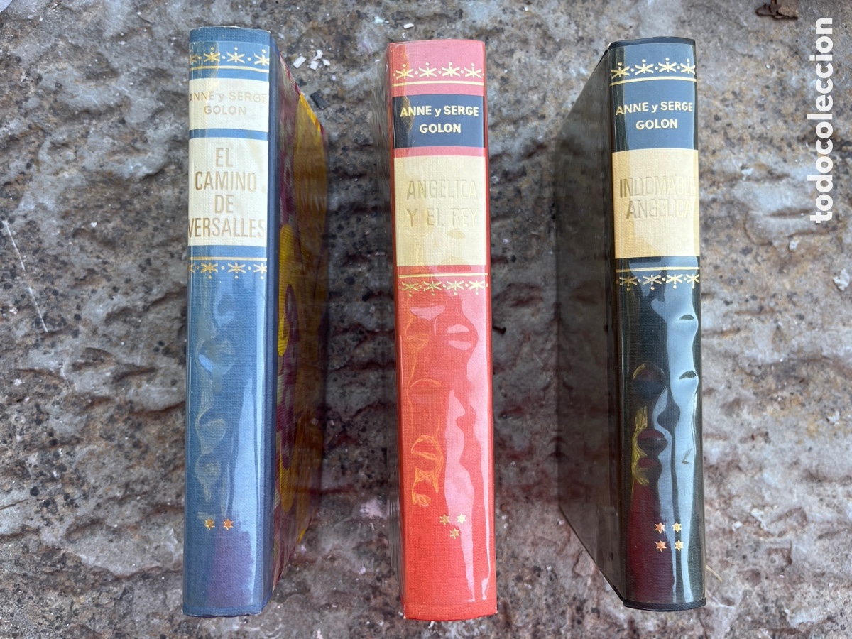 Libros de segunda mano: Lote de 3 libros &ndash; Anne y Serge Golon &ndash; Colecci&oacute;n Ang&eacute;lica