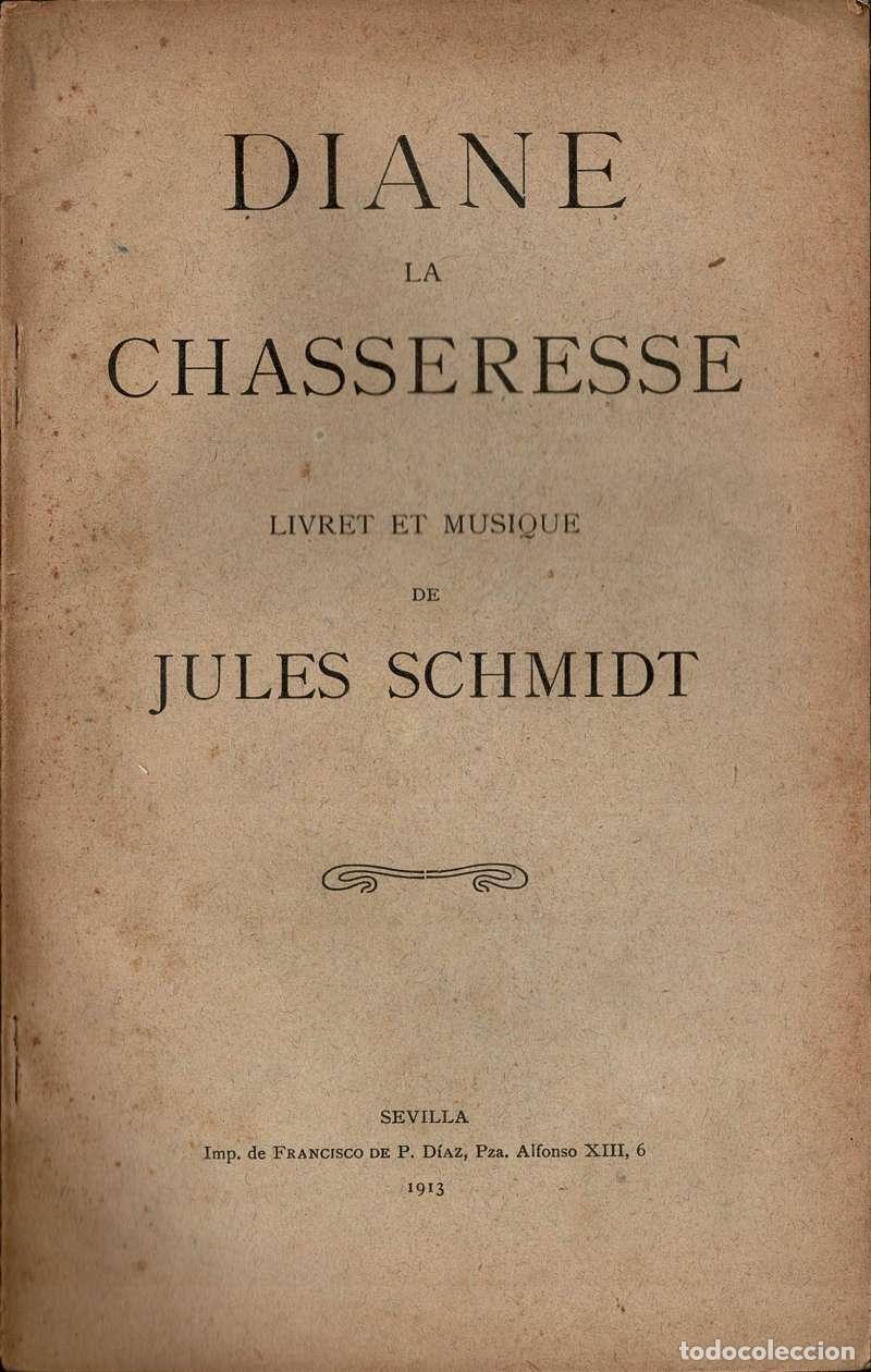 Libros de segunda mano: Diane la Chasseresse - Jules Schmidt