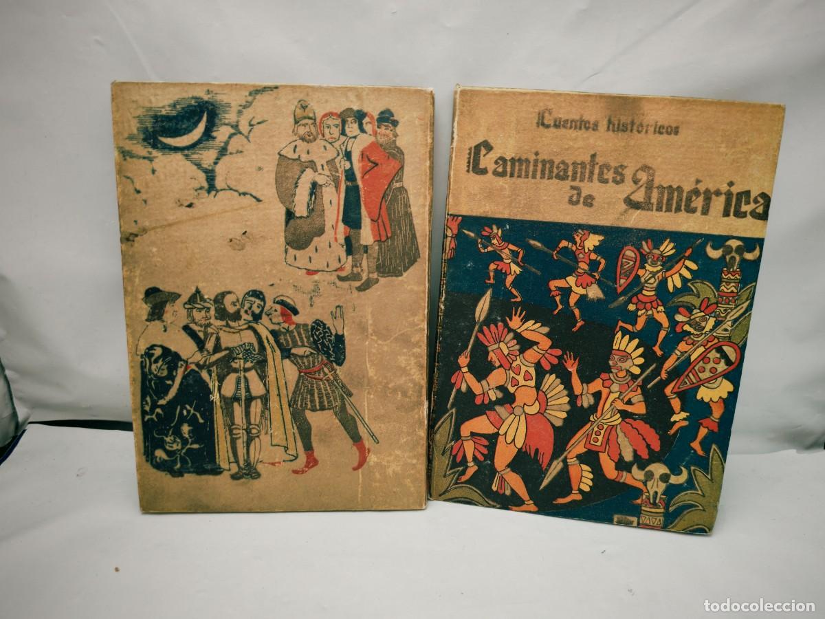 Libri di seconda mano: PACK 2 Libros Colecci&oacute;n: Cuentos Hist&oacute;ricos: Caminantes de Am&eacute;rica / Don &Aacute;lvaro de Luna