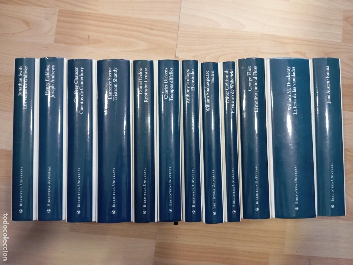 Libros de segunda mano: 'Cl&aacute;sicos ingleses. Biblioteca Universal del C&iacute;rculo de Lectores. Opera Mundi. 12 vol. Completa