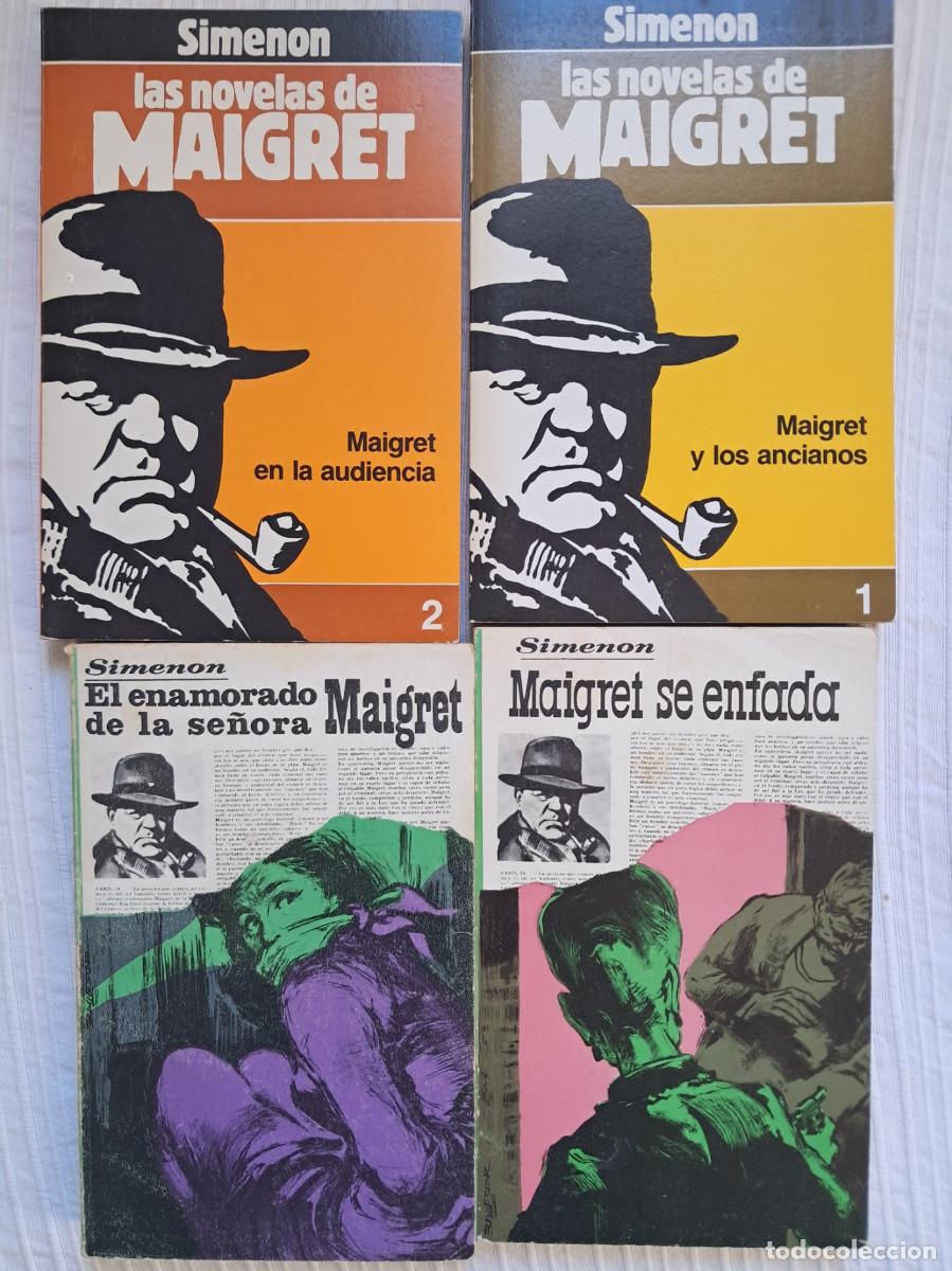 Libros de segunda mano: Lote 4 libros Maigret (Georges Simenon)