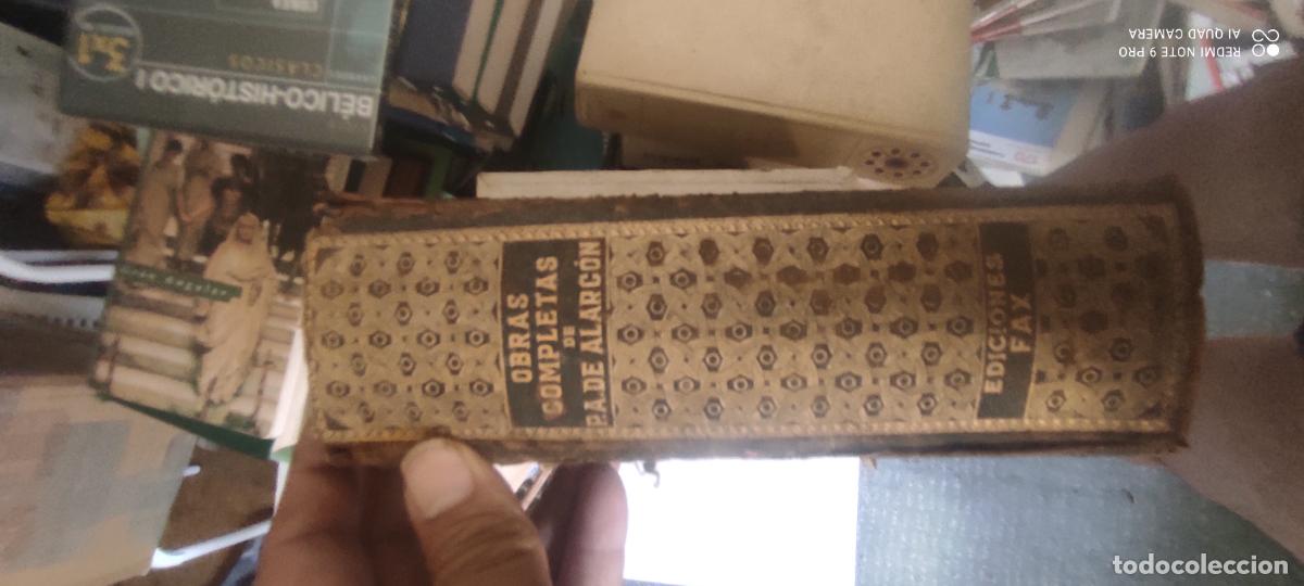 Libros de segunda mano: OBRAS COMPLETAS DE P.A. ALARCON EDICIONES FAX -1943 , PIEL