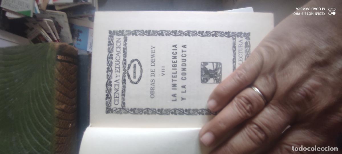 Libros de segunda mano: DEWEY - LA INTELIGENCIA Y LA CONDUCTA - Madrid 1930 l