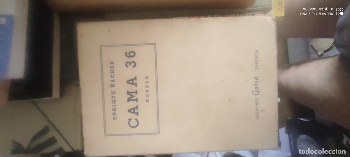 Libros de segunda mano: CAMA 36. Novela. N&aacute;cher, Enrique - Editorial Gaisa.