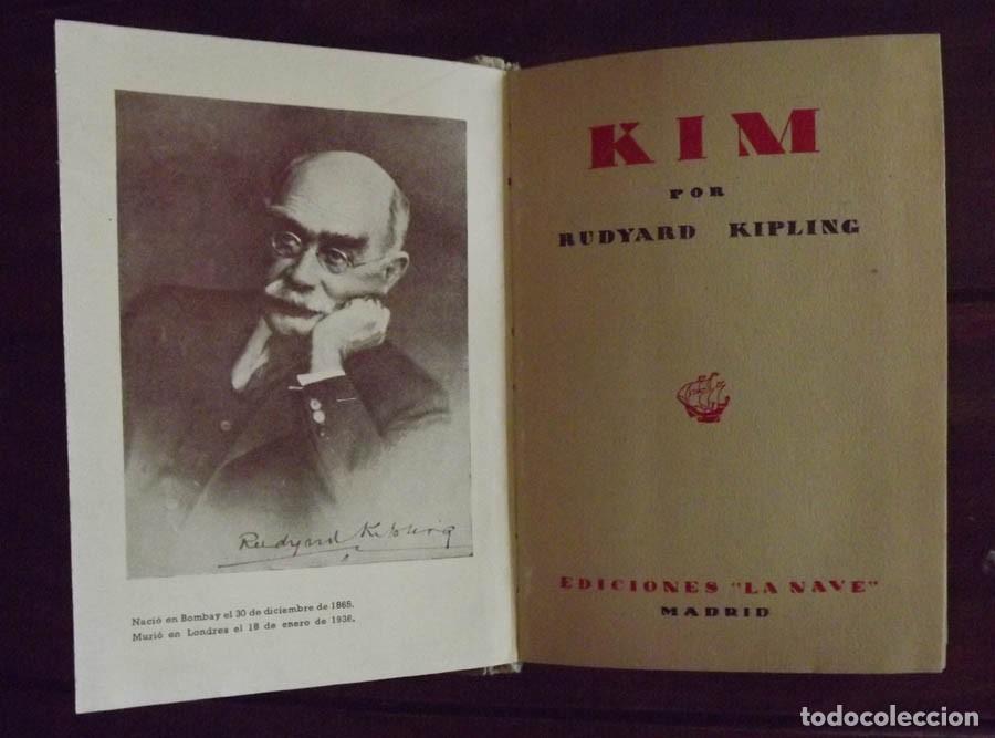 Libros de segunda mano: 1942, Kim, Rudyard Kipling, Ediciones La Nave - Foto 3
