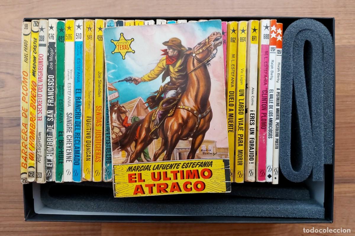Libros de segunda mano: COLECCION SALVAJE TEXAS OESTE BRUGUERA - LOTE 28 NOVELAS ANTIGUAS-BOLSILIBROS-PULP (BUEN ESTADO)