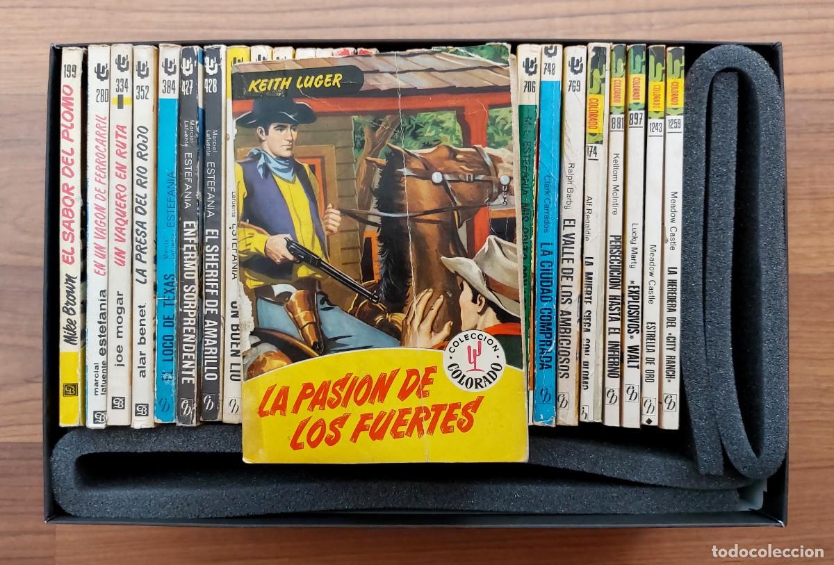 Libros de segunda mano: COLECCION COLORADO OESTE BRUGUERA - LOTE 28 NOVELAS ANTIGUAS-BOLSILIBROS-PULP (BUEN ESTADO)