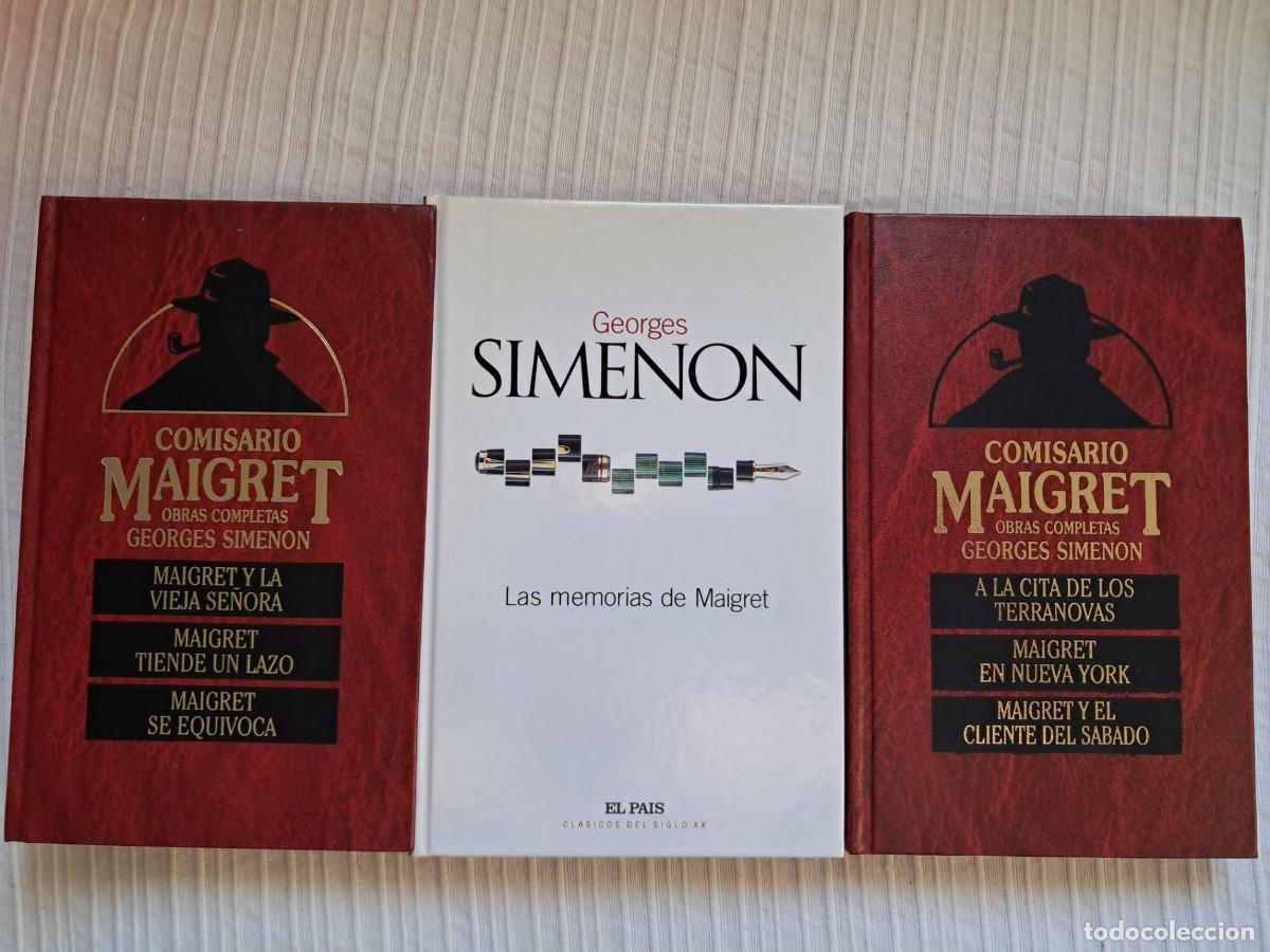 Libros de segunda mano: Lote 3 libros Maigret (Georges Simenon)