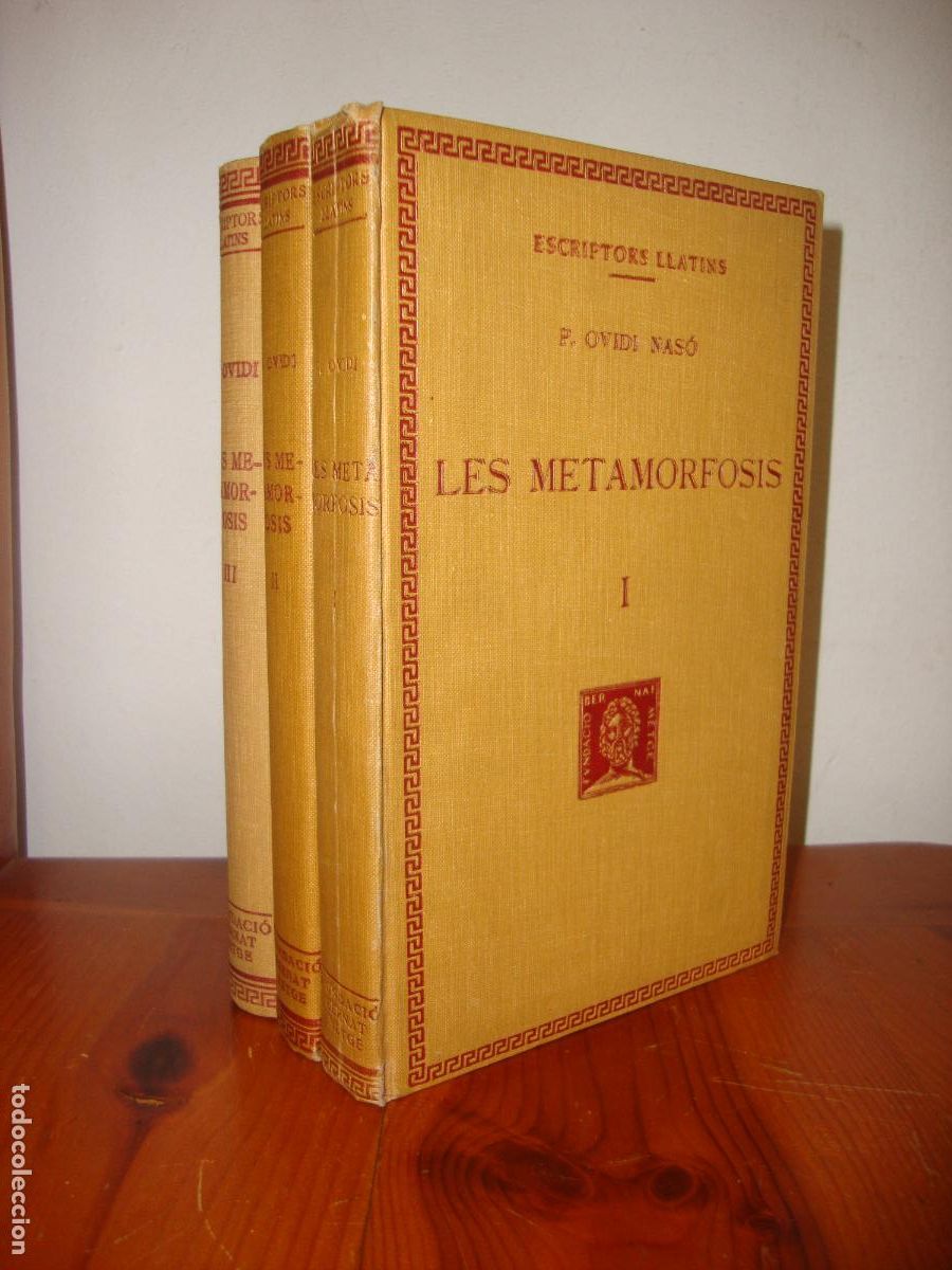 Gebrauchte B&uuml;cher: LES METAMORFOSIS. TRES VOLUMS (FUNDACIO BERNAT METGE, ESCRIPTORS LLATINS) - P. OVIDI NASO