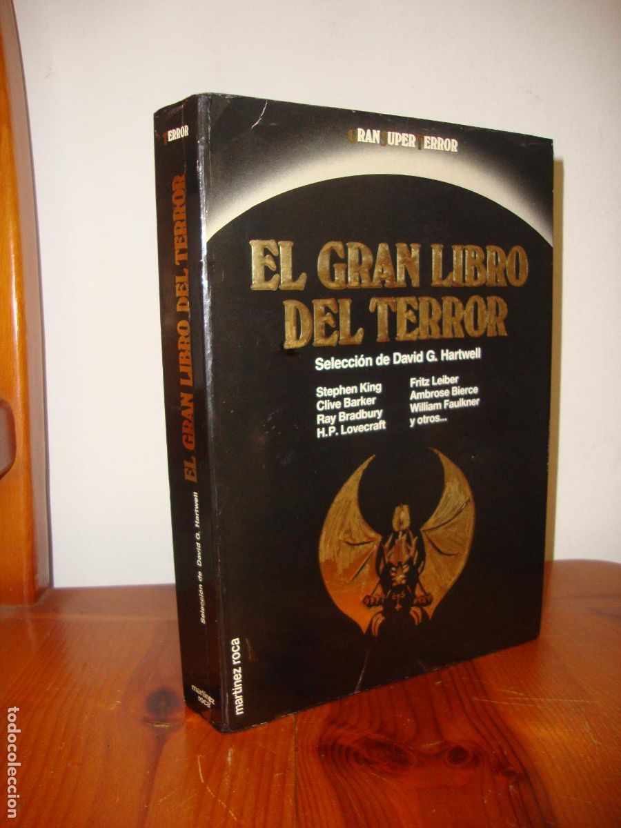 Libros de segunda mano: EL GRAN LIBRO DEL TERROR (GRAN SUPER TERROR, MARTINEZ ROCA) - DAVID G. HARTWELL, STEPHEN KING