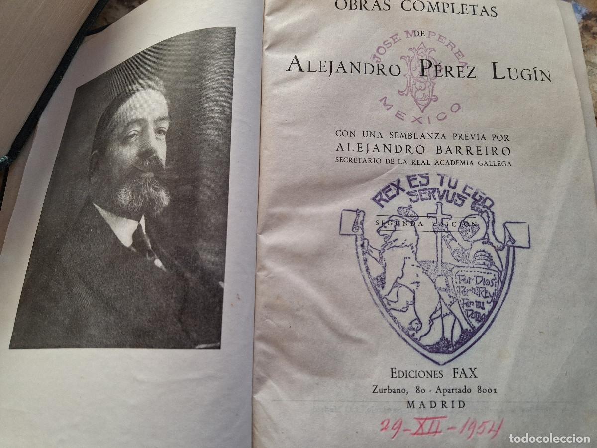 Libros de segunda mano: Obras completas. P&eacute;rez Lug&iacute;n (Alejandro) - Foto 3