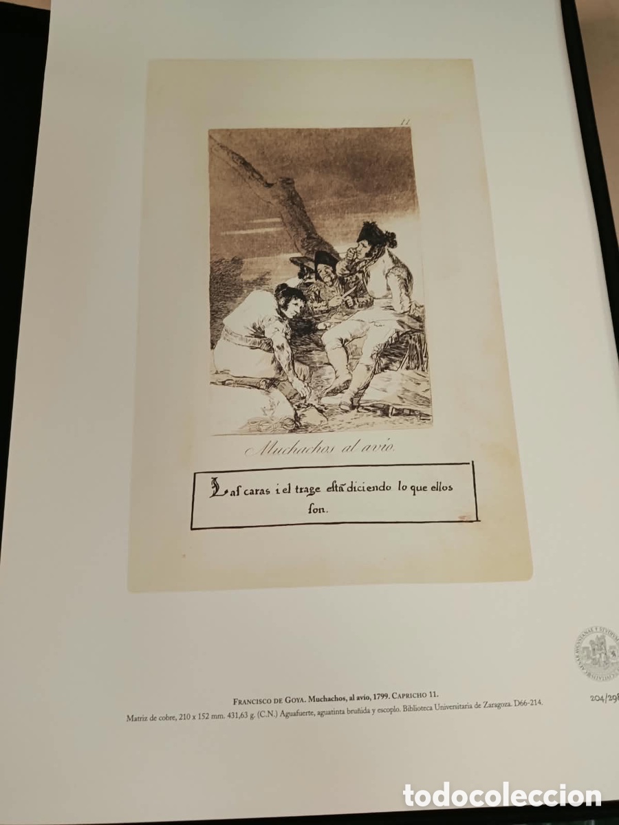 Libros de segunda mano: Facsimil los caprichos De Goya - Foto 6