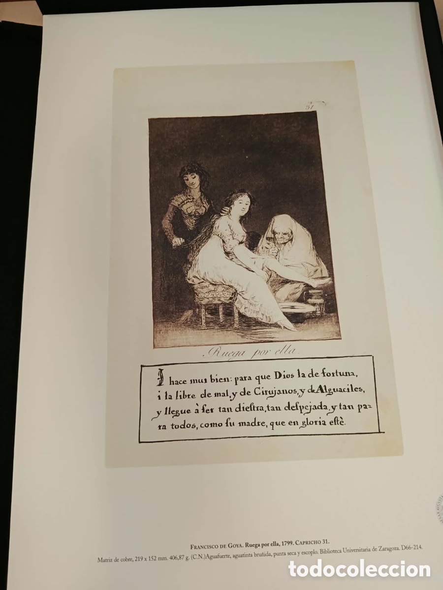 Libros de segunda mano: Facsimil los caprichos De Goya - Foto 12